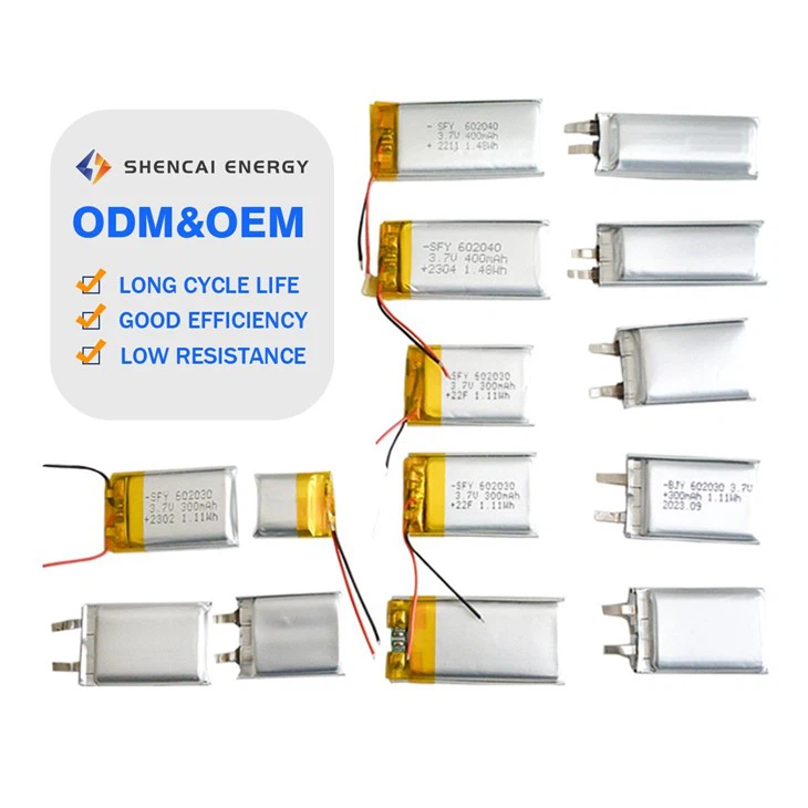 OEM 3.7v Rechargeable Li Ion Polymer Batteries OEM 3.7v Rechargeable Li Ion Polymer Batteries