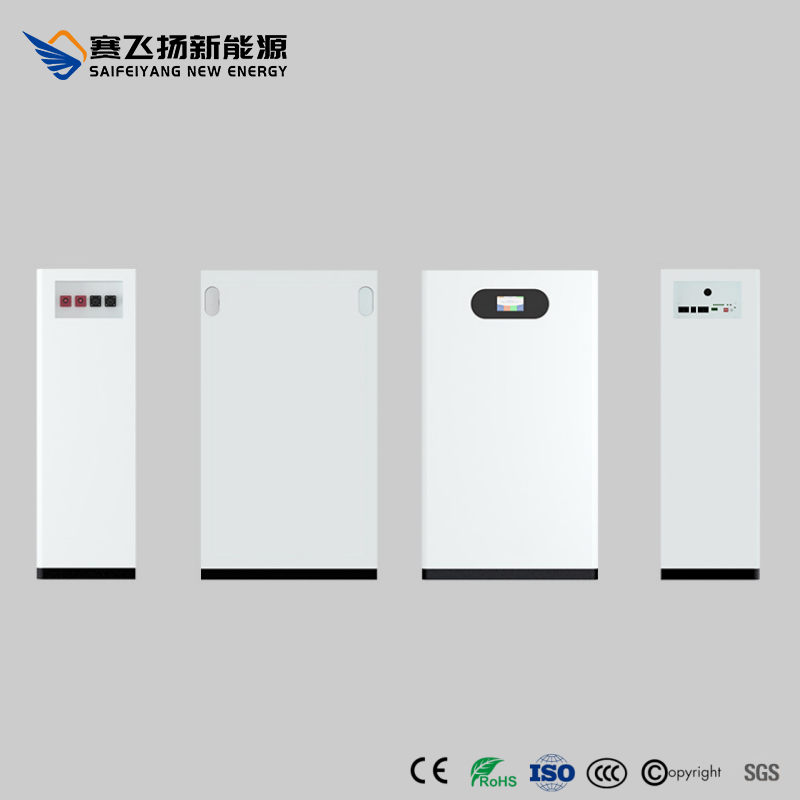 Standing 51.2V 300Ah Lifepo4 Lithium-Ion Battery Pack 15kwh Solar Power Storage System For Home With Wheels